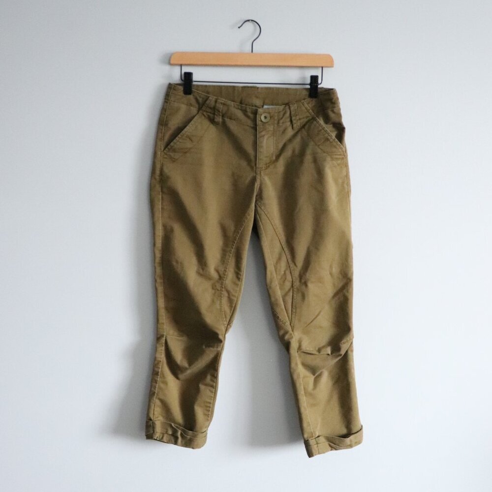 MEC Women's Sz 2 Khaki‎ Patagonia Twill Traveler 5-Pocket Stretch Active Pants
